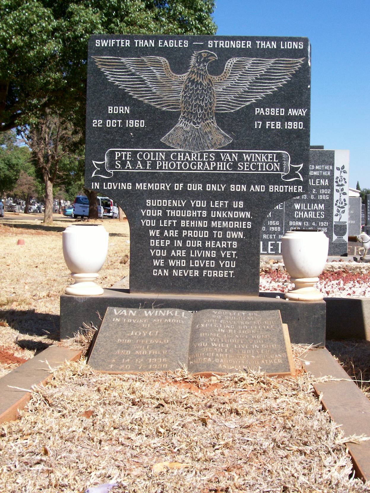 Photo from /search/photos/South Africa/Gauteng/JOHANNESBURG (WEST PARK) CEMETERY/JOHANNESBURG (WEST PARK) CEMETERY_van winkel_cc.jpg